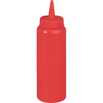 Dyspenser do sosów z polietylenu czerwony model 065721 firmy Stalgast