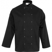 Bluza kucharska czarna CHEF S unisex 634062
